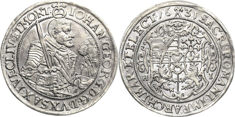 Sachsen-Kurlinie ab 1547 (Albertiner)
Johann Georg I. (1611-) 1615-1656 1/2 Tal...