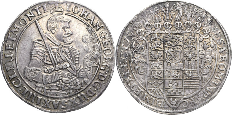 Sachsen-Kurlinie ab 1547 (Albertiner)
Johann Georg I. (1611-) 1615-1656 Taler 1...