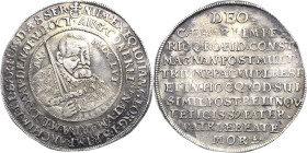 Sachsen-Kurlinie ab 1547 (Albertiner)
Johann Georg I. (1611-) 1615-1656 Taler 1656, IK-Dresden Ohne Zierkreis im Avers. Auf seinen Tod C/K 349 Schnee...