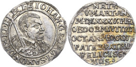 Sachsen-Kurlinie ab 1547 (Albertiner)
Johann Georg I. (1611-) 1615-1656 1/24 Taler (Groschen) 1656, Eichel-Dresden Auf seinen Tod C/K 359 Kohl 219 Pr...