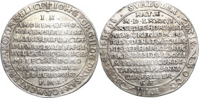 Sachsen-Kurlinie ab 1547 (Albertiner)
Johann Georg II. 1656-1680 Taler 1659, Eichel-Dresden Auf den Tod seiner Mutter Magdalena Sibylla von Brandenbu...