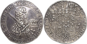 Sachsen-Kurlinie ab 1547 (Albertiner)
Johann Georg II. 1656-1680 Taler 1664, CR-Dresden Erbländischer Taler C/K 388 Schnee 909 Davenport 7617 Sehr sc...