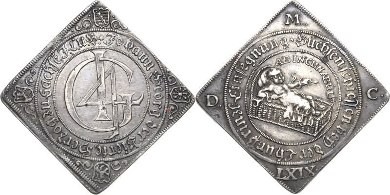 Sachsen-Kurlinie ab 1547 (Albertiner)
Johann Georg II. 1656-1680 Talerklippe 16...