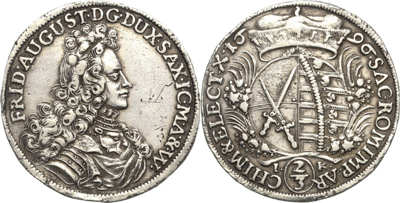 Sachsen-Kurlinie ab 1547 (Albertiner)
Friedrich August I., der Starke 1694-1733...