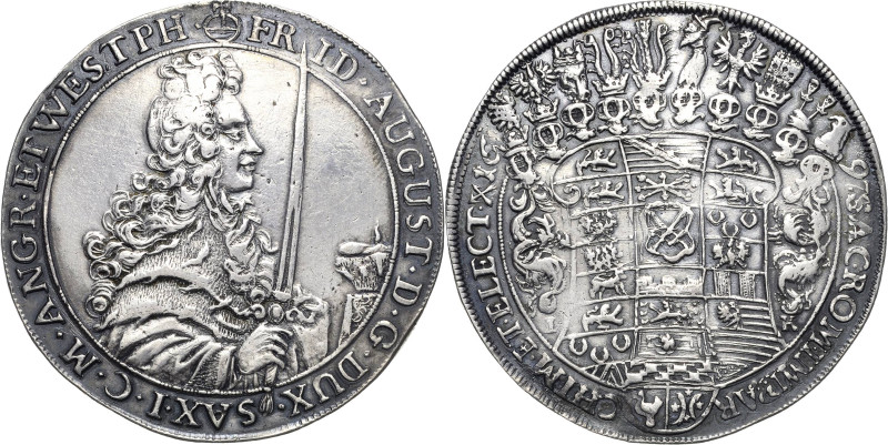 Sachsen-Kurlinie ab 1547 (Albertiner)
Friedrich August I., der Starke 1694-1733...