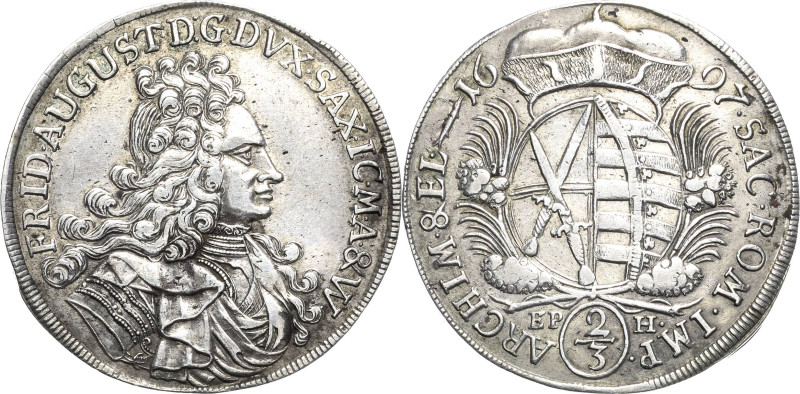 Sachsen-Kurlinie ab 1547 (Albertiner)
Friedrich August I., der Starke 1694-1733...