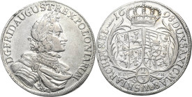 Sachsen-Kurlinie ab 1547 (Albertiner)
Friedrich August I., der Starke 1694-1733 2/3 Taler 1698, EPH-Leipzig Kahnt 117 Kohl 361 Davenport 820 Kopicki ...