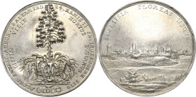Sachsen-Kurlinie ab 1547 (Albertiner)
Friedrich August I., der Starke 1694-1733 Silbermedaille 1700 (J. Kittel) Zum ersten Mal blühende Aloe im Botan...