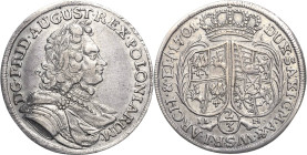 Sachsen-Kurlinie ab 1547 (Albertiner)
Friedrich August I., der Starke 1694-1733 2/3 Taler 1701, ILH-Dresden Kahnt 119 Davenport 819 Kohl 354 Kopicki ...