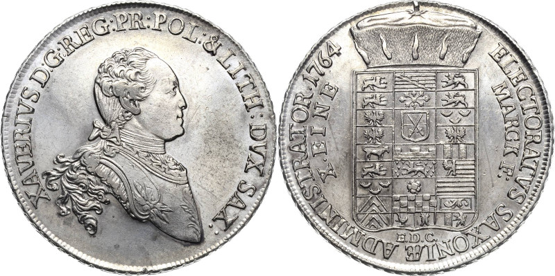 Sachsen-Kurlinie ab 1547 (Albertiner)
Xaver 1763-1768 Taler 1764, EDC-Dresden K...