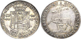 Stolberg-Stolberg
Christoph Ludwig und Friedrich Botho 1739-1761 1/6 Taler 1746, IIG-Stolberg Ausbeute. Feinsilber Friederich 1882 Müseler 66.3/46 Vo...