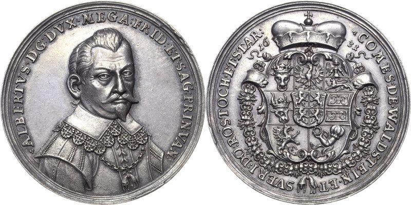 Wallenstein
Albrecht von Wallenstein 1625-1634 Silbermedaille 1631 (1731) (P. C...