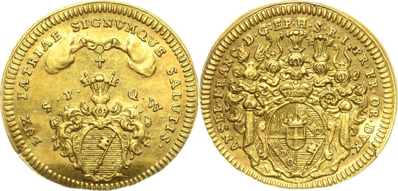 Würzburg-Bistum
Anselm Franz von Ingelheim 1746-1749 Goldgulden o.J. Nürnberg N...