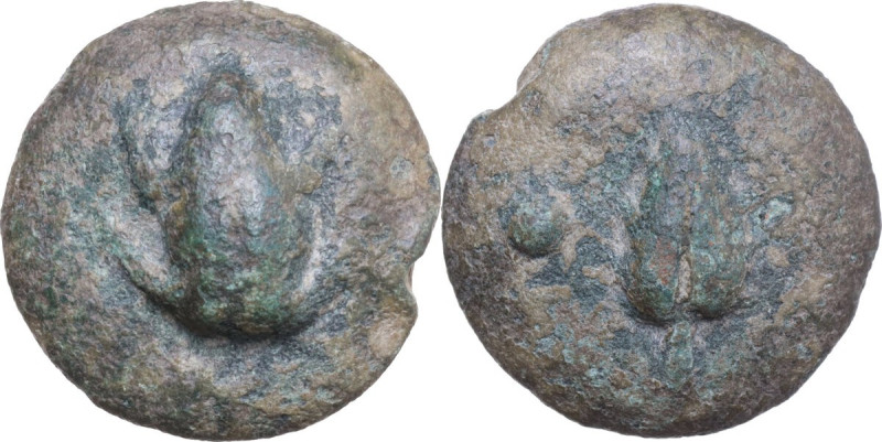 Greek Italy. Northern Apulia, Luceria. Heavy series. AE Cast Uncia, c. 225-217 B...