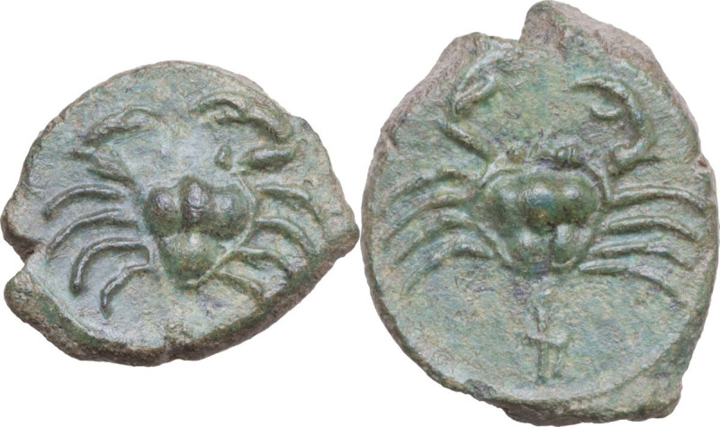 Sicily. Uncertain mint in Sicily. Possibly Lopadusa. AE 17.5 mm, c. 2nd century ...