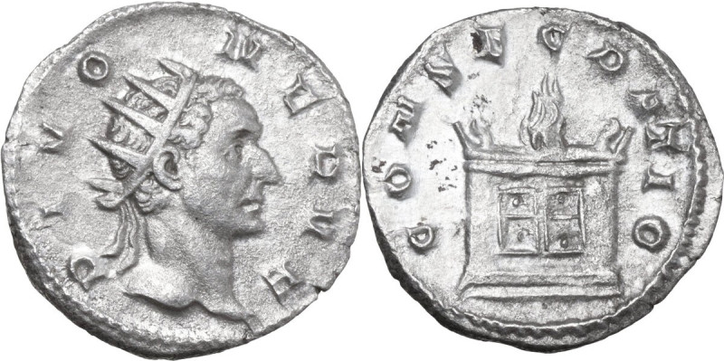 Divus Nerva (died 98 AD). AR Antoninianus, Mediolanum mint, struck under Trajan ...