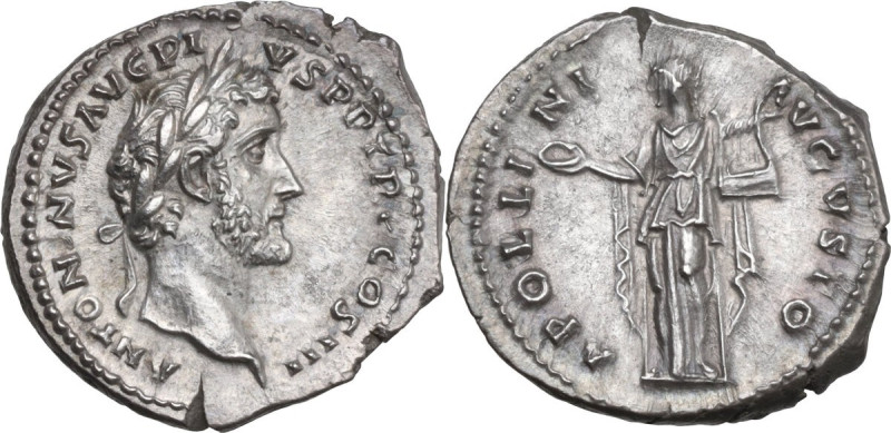 Antoninus Pius (138-161). AR Denarius, 141-143. Obv. ANTONINVS AVG PIVS P P TR P...