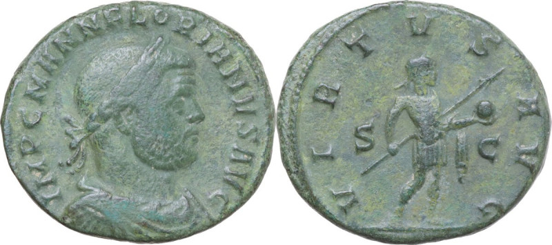 Florian (276 AD). Ae As, Rome mint. July-August 276 AD. Obv. IMP C M ANN FLORIAN...