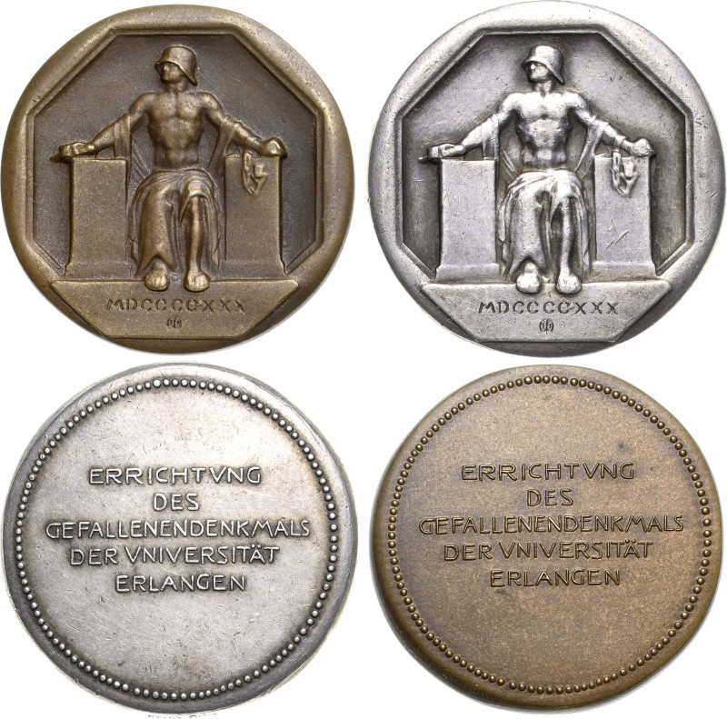 Akademien, Schulen, Universitäten
Erlangen Silbermedaille 1930 (E. Beyrer) Erri...