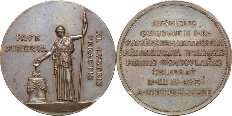 Akademien, Schulen, Universitäten
Halle an der Saale Bronzemedaille 1894 (Oerte...