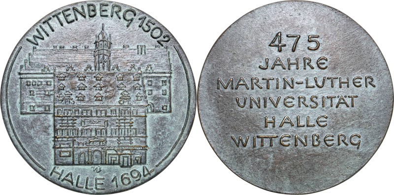 Akademien, Schulen, Universitäten
Halle an der Saale Bronzegussmedaille 1977 (U...