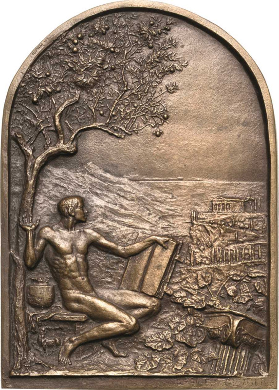 Archäologie und Ägyptologie
 Einseitige Bronzegussplakette 1894 (Geyger, Ernst ...