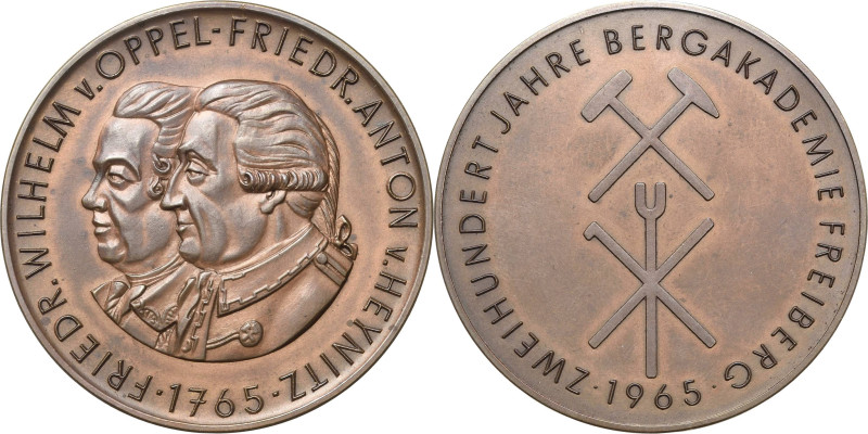 Ausbeute, Bergbau, Hüttenwesen
 Bronzemedaille 1965. 200 Jahre Bergakademie Fre...