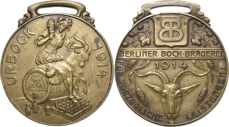 Brauereiwesen
Berlin Bronzemedaille 1914 (Lauer) Prämie für vorzügliche Leistun...