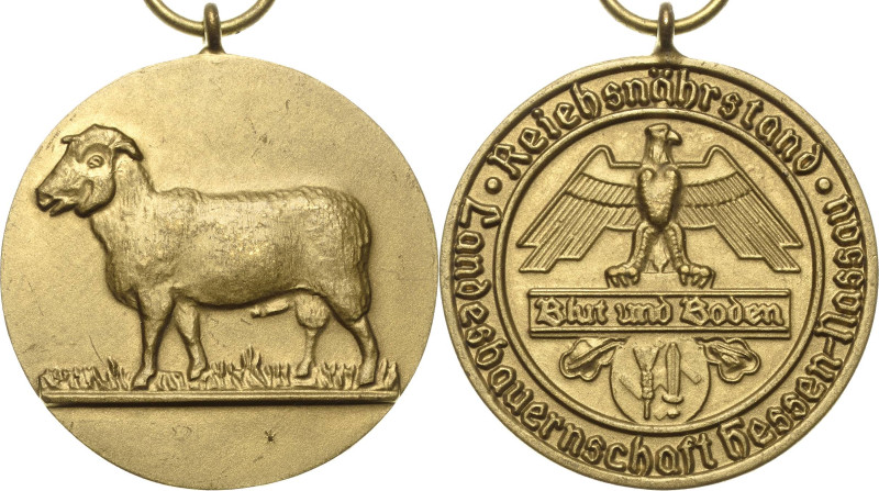 Drittes Reich
 Bronzemedaille o.J. Ehrenzeichen für züchterische Leistungen in ...