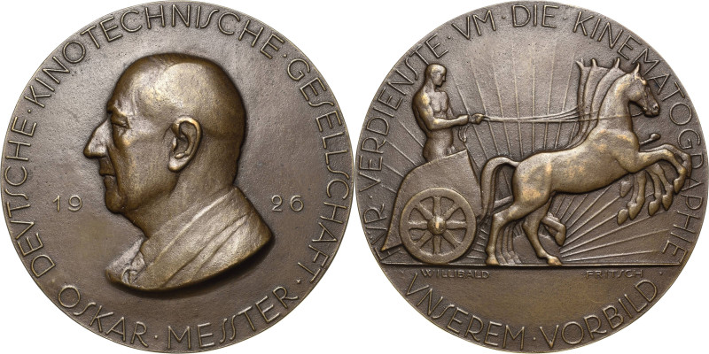 Film und Theater
 Bronzegussmedaille o.J. (gestiftet 1926) (Willibald Fritsch) ...