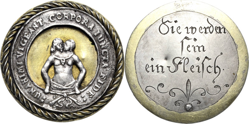 Geschenkmedaillen
 Silbermedaille 1636 (Paul Walter) Hochzeitsmedaille. Umgearb...