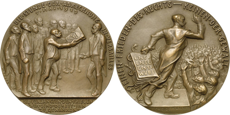 Sammlung Martin Kißkalt - Medailleur Karl Goetz
 Bronzegussmedaille 1919. Die S...