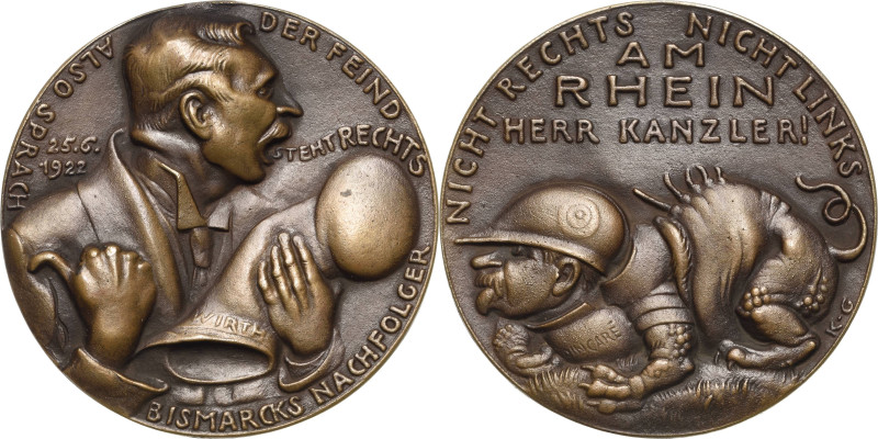 Sammlung Martin Kißkalt - Medailleur Karl Goetz
 Bronzegussmedaille 1922. Der F...