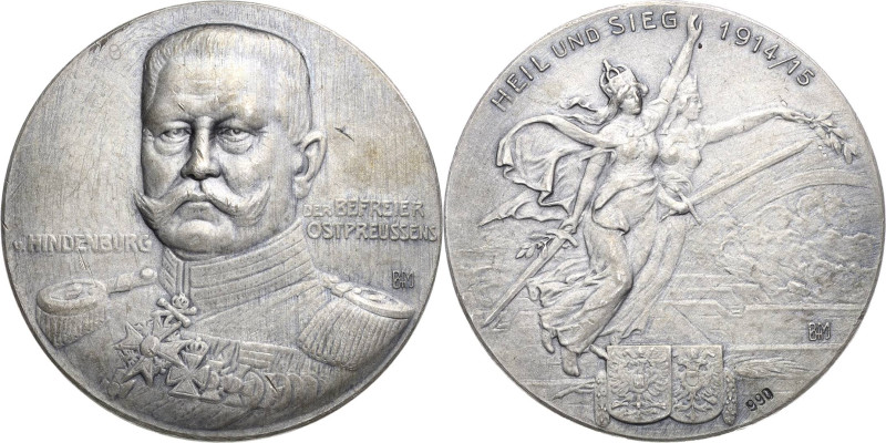 Personenmedaillen
Hindenburg, Paul von 1847-1934 Silbermedaille 1914 (BHM) Befr...