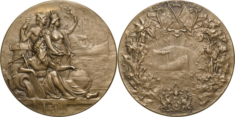 Schifffahrt
 Bronzemedaille 1911 (Louis Dupuis) 25-jähriges Jubiläum der Dampfs...