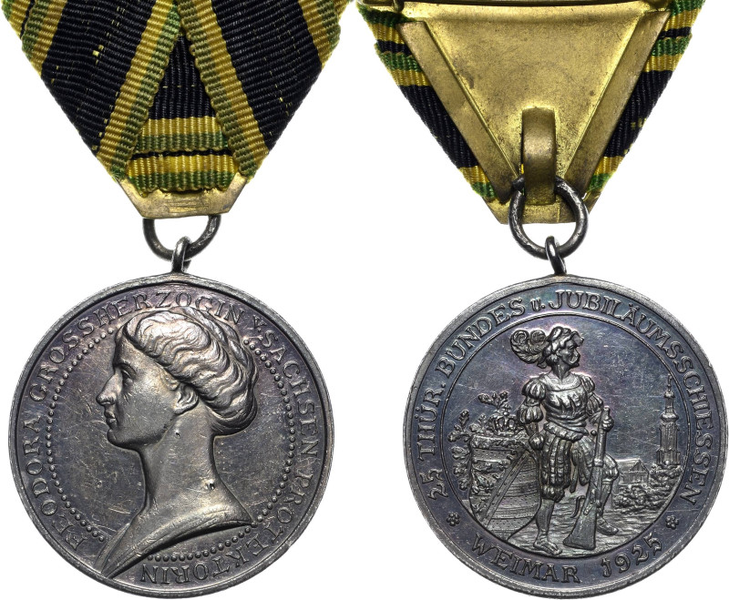 Schützenmedaillen
Weimar Silbermedaille 1925. 25. Thüringisches Bundes- und Jub...