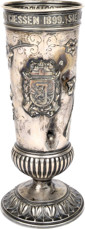 Schützenmedaillen - Schützenpokale
Gießen Silberner Schützenpokal 1899. XVII. V...