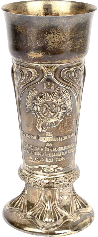 Schützenmedaillen - Schützenpokale
Neustadt a/H Silberner Schützenpokal 1902. X...