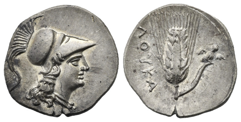 Lucania. The Lucanians, Punic occupation. Circa 209-207 BC. Half Shekel (Silver,...