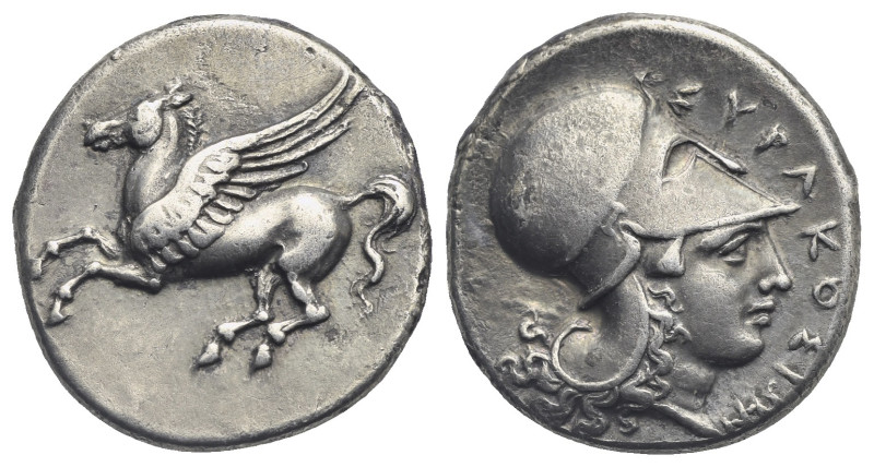 Sicily. Syracuse. Timoleon and the Third Democracy. Circa 343-317 BC. Stater (Si...