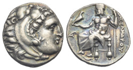 Kings of Macedon. Alexander III the Great. Lampsakos, circa 323-317 BC (early posthumous issue). Drachm struck under Leonnatos, Philip III Arrhidaios ...
