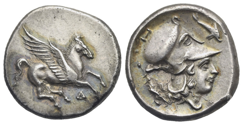 Illyria. Dyrrhachium. Circa 344-300 BC. Stater (Silver, 21 mm, 8.56 g). Pegasus ...