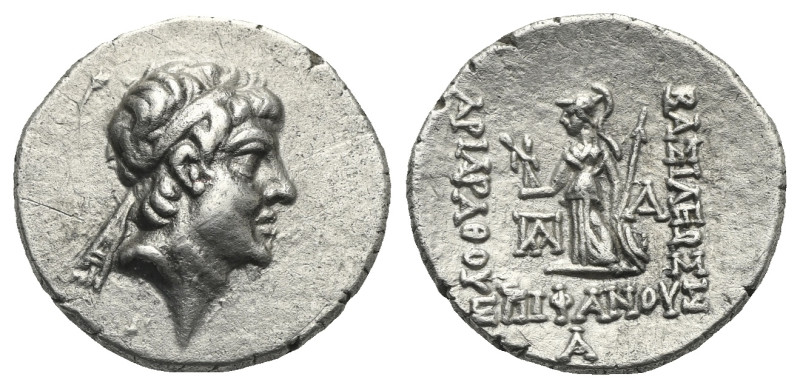 Kings of Cappadocia. Ariarathes VI Epiphanes Philopator. Eusebeia-Mazaka, circa ...