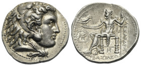 Seleukid Kings. Seleukos I Nikator. Babylon, circa 311-306 BC. Tetradrachm struck under Peithon (Silver, 28.80 mm, 17.08 g). Head of Herakles right, w...