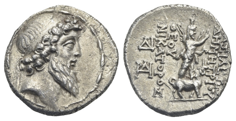 Seleukid Kings. Demetrius II. Tarsus, circa 129-125 BC. Drachm (Silver 19.19 mm,...