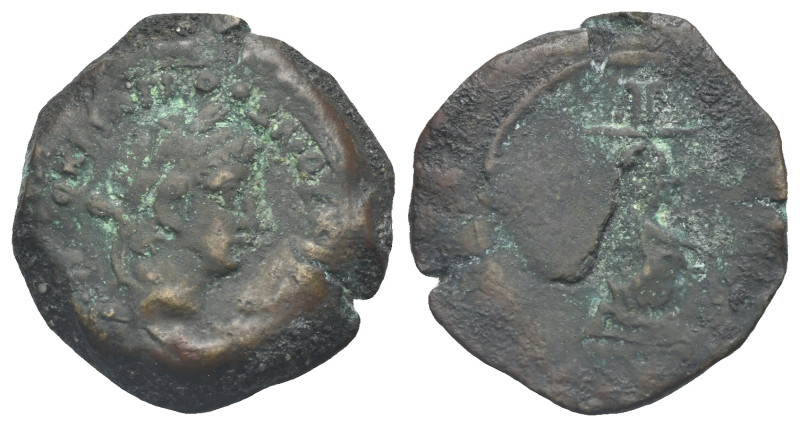 Egypt. Alexandria. Otho, 69. Obol (Bronze, 21.60 mm, 6.07 g). Dated RY 1 (= 69)....