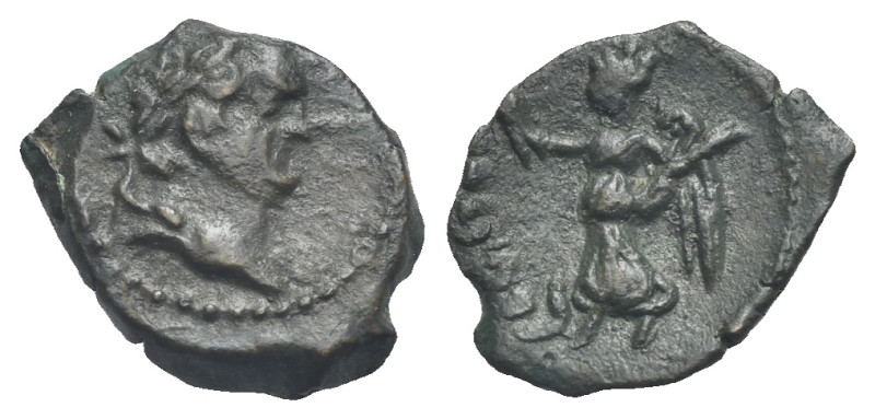 Egypt. Alexandria. Vespasian, 69-79. Dichalkon (Bronze, 14.1 mm, 1.40 g). Dated ...