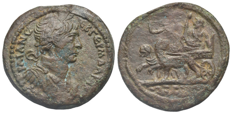 Egypt. Alexandria. Trajan, 98-117. Drachm (Bronze, 33.56 mm, 15.60 g). Dated RY ...