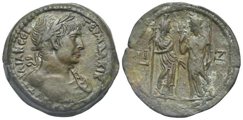 Egypt. Alexandria. Trajan, 98-117. Drachm (Bronze, 36.01 mm, 25.05 g). Dated RY ...