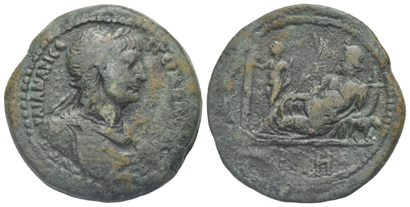 Egypt. Alexandria. Trajan, 98-117. Drachm (Bronze, 34.60 mm, 20.27 g). Dated RY ...